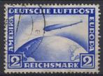 Duitse Rijk (55) - Luftschiff Graf Zeppelin L.Z. 127 - 2M, Verzenden, Duitse Keizerrijk, Gestempeld