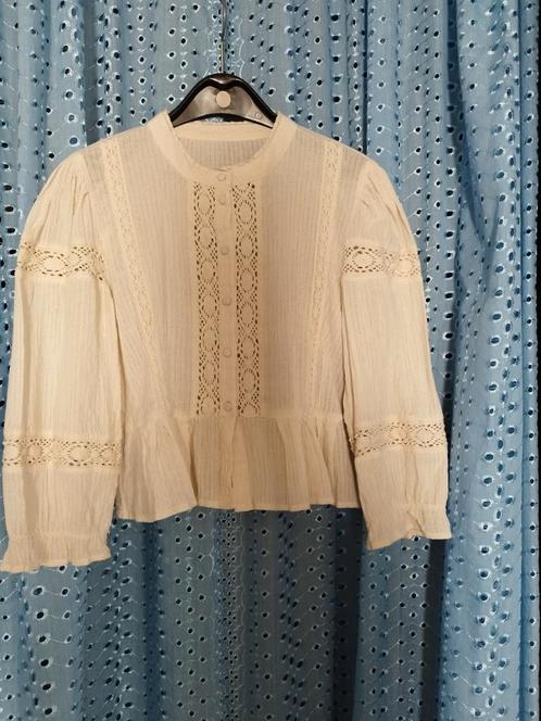 Only Casablanca bloes maat M, 3/4 mouwen, crème,  99% cotton, Kleding | Dames, Blouses en Tunieken, Zo goed als nieuw, Maat 38/40 (M)