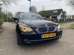 BMW 5-Serie 2.0 I 520 Touring 120KW AUT 2008 Zwart, Auto's, BMW, Automaat, Achterwielaandrijving, 1995 cc, 4 cilinders