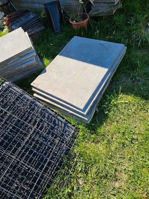 chinese hardsteen, Tuin en Terras, Tegels en Klinkers, Zo goed als nieuw, Terrastegels, Natuursteen, 10 m² of meer, Ophalen