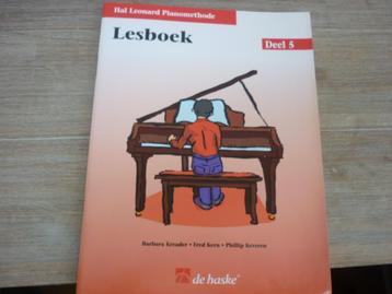 Hal Leonard Pianomethode - Lesboek - deel 5 - NIEUW beschikbaar voor biedingen