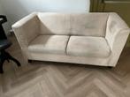 Klein off white velours bankje, Huis en Inrichting, Ophalen, Gebruikt, 150 tot 200 cm, Tweepersoons