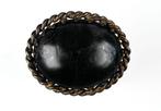 Brooch zwaartsteen b26.8';h 13,8; l 32,8     b197, Verzenden