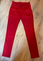 NEW COLLECTION rode travelstof broek maat S, Kleding | Dames, Ophalen of Verzenden, Zo goed als nieuw, Maat 36 (S), Lang