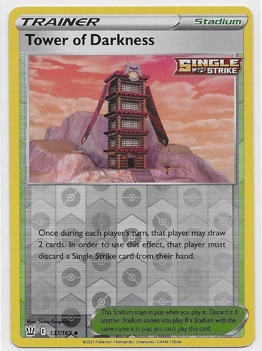 Battle Styles,  Tower of Darkness [reverse] 137/163, Verzenden, Nieuw, Losse kaart