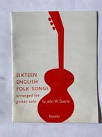 Gitaarboek - sixteen english folk songs, Muziek en Instrumenten, Bladmuziek, Overige genres, Overige soorten, Ophalen of Verzenden