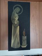 Draadkunst Maria met Kaars, Ophalen