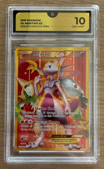 Pokemon Mewtwo 164/162 Breakthrough beschikbaar voor biedingen