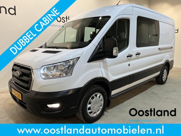 Ford Transit 350 2.0 TDCI L3H2 Trend 130 PK DC Dubbel Cabine, Auto's, Bestelauto's, Bedrijf, Te koop, ABS, Achteruitrijcamera