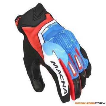 Macna Assault 2.0 Motorhandschoenen, Zwart-Blauw-Rood beschikbaar voor biedingen