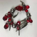 Zelfgemaakt Armband Rood, Verzenden, Nieuw, Rood