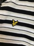 Lyle & Scott gestreepte trui cropped maat L, Lyle & Scott, Wit, Maat 42/44 (L), Ophalen of Verzenden