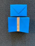 100 kobaltblauw enveloppen 220x156mm stevig papier, Diversen, Schrijfwaren, Ophalen of Verzenden, Zo goed als nieuw