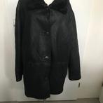 Zwarte lammy coat maat 44 Vittoria Verani schapenvacht, Verzenden, Zo goed als nieuw, Maat 42/44 (L), Zwart