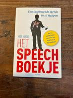 Het Speech Boekje - Huib Hudig, Ophalen of Verzenden, Gelezen, Overige typen