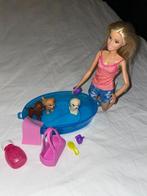 Barbie honden speelset nauwelijks mee gespeeld, Ophalen of Verzenden, Zo goed als nieuw, Barbie
