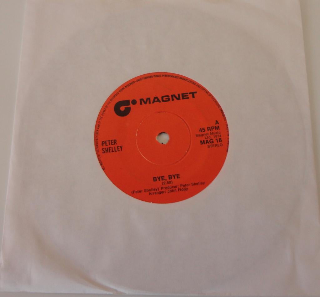 Peter Shelley > Bye Bye, Gebruikt, 7 inch, Single, Ophalen of Verzenden