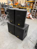 Defecte boksenset, Ophalen of Verzenden, Gebruikt, 1000 watt of meer, P.A.