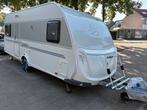 Knaus Sport 500 FU caravan - Mover - Airco - Nieuwe voortent, Rondzit, Frans bed, Schokbreker, 5 tot 6 meter