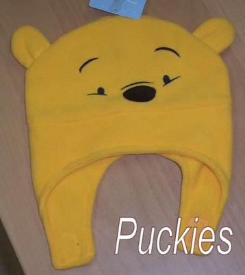 *SALE* Winnie the Pooh fleece muts 0-1 jaar *NieuW*  beschikbaar voor biedingen