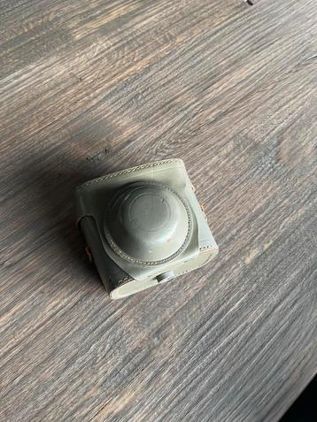 Vintage Camera met leren tas Agfa Clack beschikbaar voor biedingen