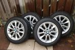 Winterbanden BMW 1 runflat, druksensoren, bijna nieuw, Ophalen, Gebruikt, 16 inch, Banden en Velgen