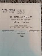 Nederlandse stafkaart mobilisatie Harderwijk WO2, Ophalen of Verzenden, Landmacht, Nederland, Overige typen