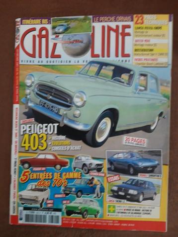 Gazoline ( France) mei 2024 - Daf 44 - Peugeot 403 - Vignale beschikbaar voor biedingen