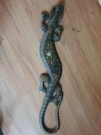 Salamander van hout voor aan de muur, Minder dan 50 cm, Minder dan 50 cm, Schilderij, Ophalen