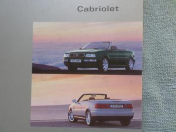 Audi Cabrio 1.8 & 1.9 TDI & 2.6 & 2.8 map met 2 Brochures beschikbaar voor biedingen