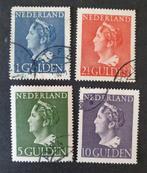 Nederland 1946 Wilhelmina NVPH 346-349 gestempeld, Postzegels en Munten, Postzegels | Nederland, Na 1940, Verzenden, Gestempeld