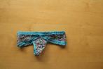 NIEUWE lichtblauwe panterprint string maat XS/S, Verzenden, Blauw, String