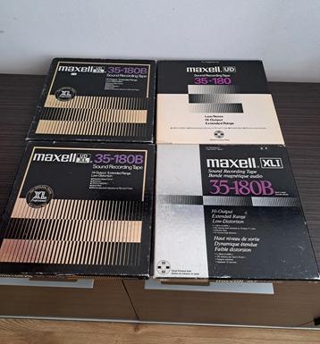 Maxell UD 35-180B Spoelen 26cm - 4 stuks beschikbaar voor biedingen