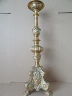 Grote kandelaar barok stijl koperen messing kandelaar 65cm, Ophalen of Verzenden, Koper of Brons