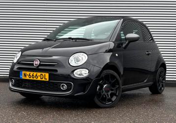 Fiat 500C 0.9 85pk Twinair Start & Stop Dualogic 2017 Zwart beschikbaar voor biedingen