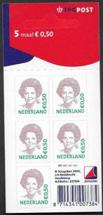 Velletje Beatrix va2039 5 x € 0,50. Dicht hangoog, ets, Ophalen of Verzenden, Na 1940, Postfris