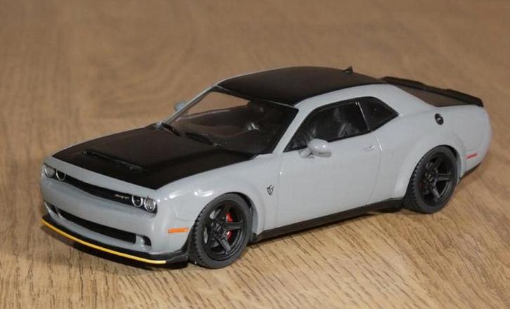 Dodge challenger SRT demon 2018 1/43 American cars # 120, Hobby en Vrije tijd, Modelauto's | 1:43, Nieuw, Auto, Overige merken