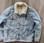 Mooie heren spijker jas met teddy gevoerd, Kleding | Heren, Jassen | Winter, Blauw, Maat 56/58 (XL), Ophalen of Verzenden, Zo goed als nieuw