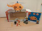 brandweerman sam met doos wallaby 2 helicopter, Kinderen en Baby's, Speelgoed | Actiefiguren, Gebruikt, Ophalen of Verzenden