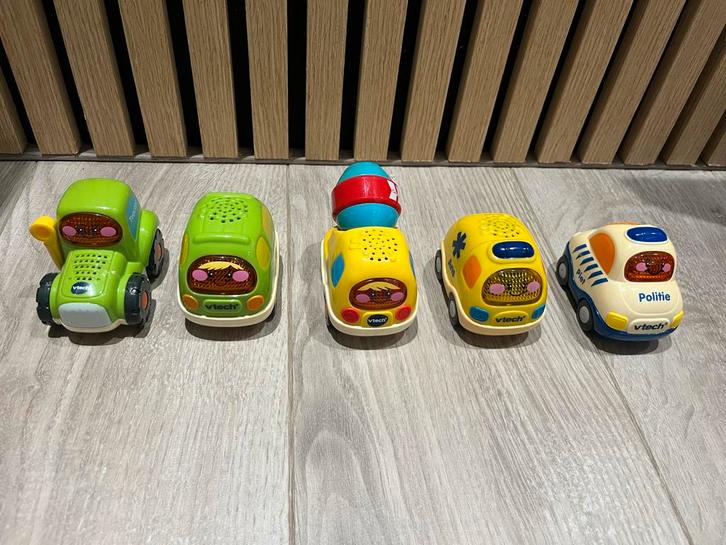 VTech Toet Toet Auto's - Set van 5!, Kinderen en Baby's, Speelgoed | Speelgoedvoertuigen, Gebruikt, Ophalen of Verzenden