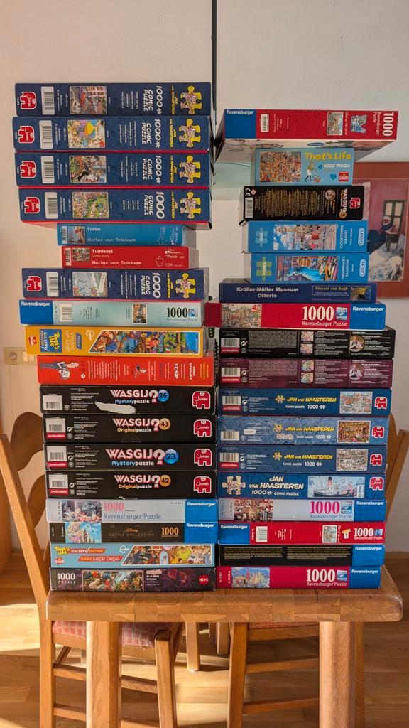 Diverse Puzzels (Jan van Haasteren, Ravensburger, Wasgij...), Hobby en Vrije tijd, Denksport en Puzzels, Gebruikt, Legpuzzel, 500 t/m 1500 stukjes