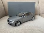 Kyosho BMW 545i sedan e60 grey dealer edition 80430153199, Ophalen of Verzenden, Zo goed als nieuw, Kyosho