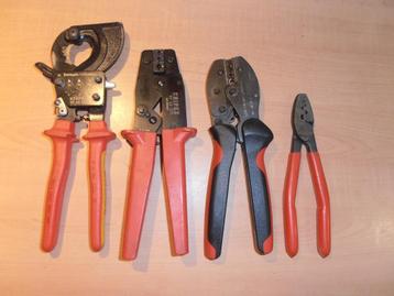 KNIPEX kabelschaar Fast-On kabelschoen adereindhuls tang beschikbaar voor biedingen