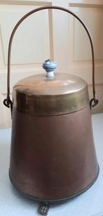 Grote rood koperen doofpot, Ophalen of Verzenden