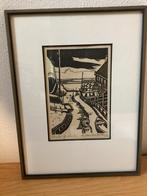 Schilderij van Andre van der Vossen, Antiek en Kunst, Kunst | Etsen en Gravures, Ophalen
