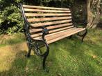 tuinbank parkbank gietijzer eiken NIEUW met leeuwenkoppen, Tuin en Terras, Ophalen of Verzenden, Nieuw, Hout