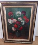 Schilderij , vaas met bloemen, Antiek en Kunst, Ophalen