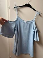 Maat M MS Mode tshirt ice blauw met zilver draadje, Maat 38/40 (M), Blauw, Ophalen of Verzenden, Zo goed als nieuw