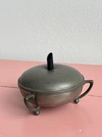 Vintage Metawa Holland Real Pewter suikerbakje, Antiek en Kunst, Antiek | Tin, Ophalen of Verzenden
