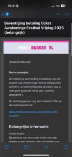 3x bus Awakenings vanuit Eindhoven (vrijdag 11/7), Tickets en Kaartjes, Drie personen of meer